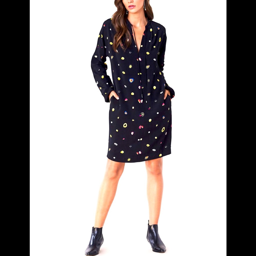 Diane Von Furstenberg Jessica Crepe Dress, Size S